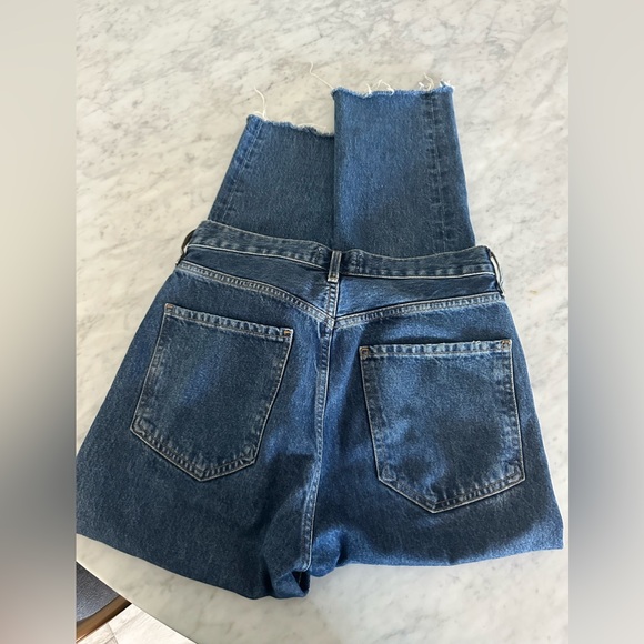 Agolde Riley High Rise Crop Jeans - Picture 6 of 7